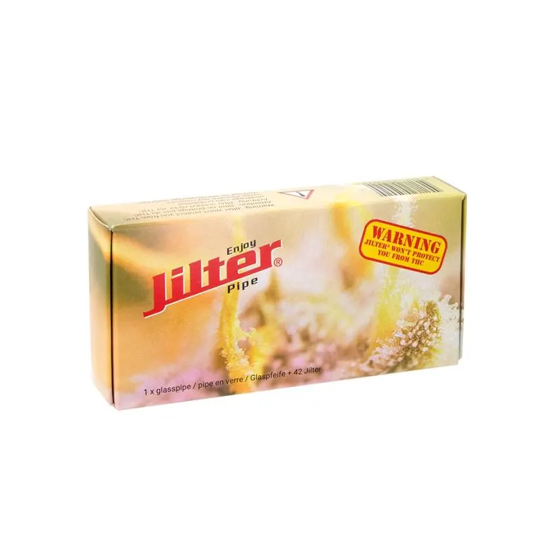 Jilter® Glass Pipe | Original glass pipe with 42 filters