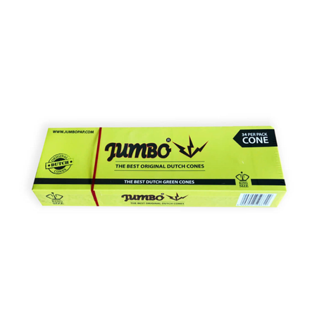 Jumbo Green Cones Box 34cones per pack x 1