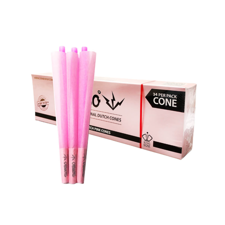 Jumbo Pink Cones Box 34cones per pack x 1
