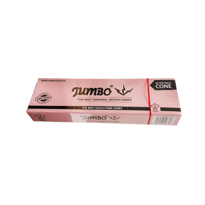 Jumbo Pink Cones Box 34cones per pack x 1