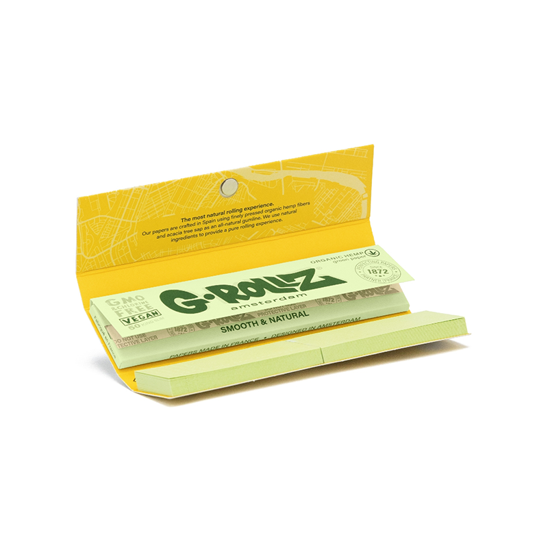 G-Rollz | 'Jungle' 50 King Size Green Papers + Tips (20 Booklets Display)