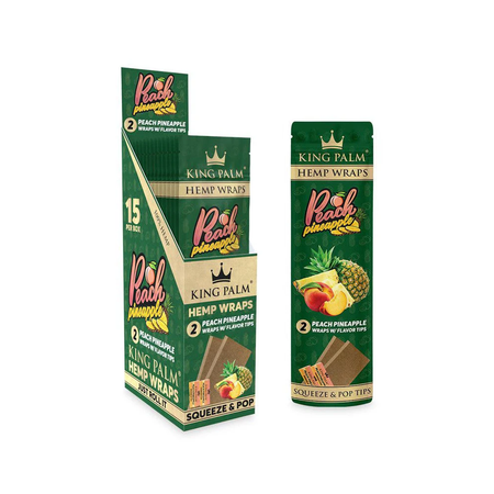 King-Palm-2-Hemp-Wraps-&-Tips-Peach-Pineapple