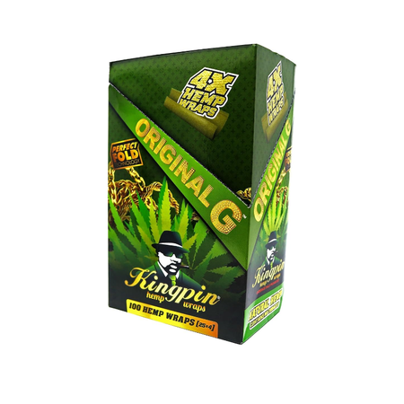 KINGPIN Original G HEMP Blunt WRAPS 25x4