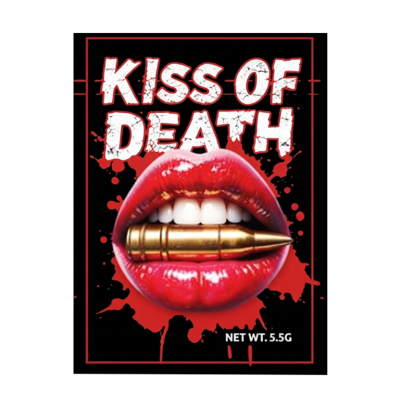 Cali Pack 3.5g – Kiss of Death Smell-Proof Mylar Storage Bag (50pack)