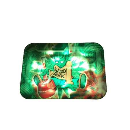 LED Rolling Tray Glow Light Up Elegant Design X 1