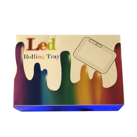 LED Rolling Tray Glow Light Up Elegant Design X 1