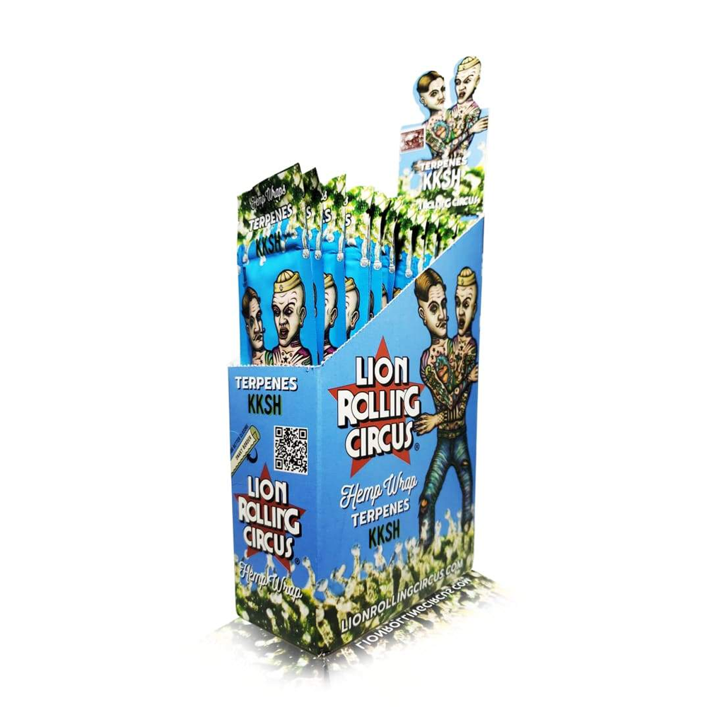 Lion Rolling Circus Homegenized Rolling Paper KKKSH Hemp Paper 25 pack