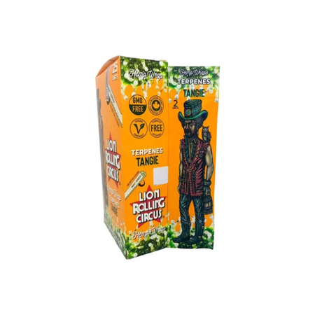 Lion Rolling Circus Homegenized Rolling Paper TANGIE Hemp Paper 25 pack