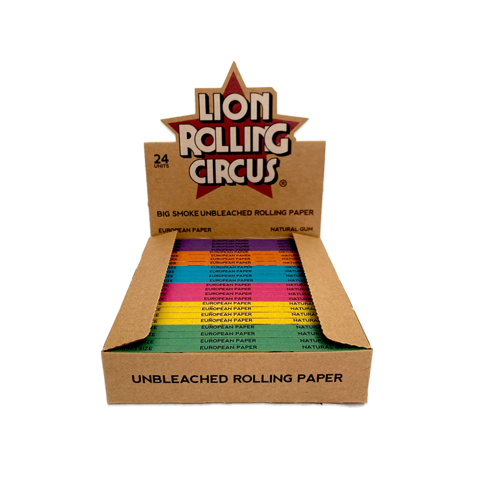 Lion Rolling Circus Lion Brown King Size Slim 24 pack