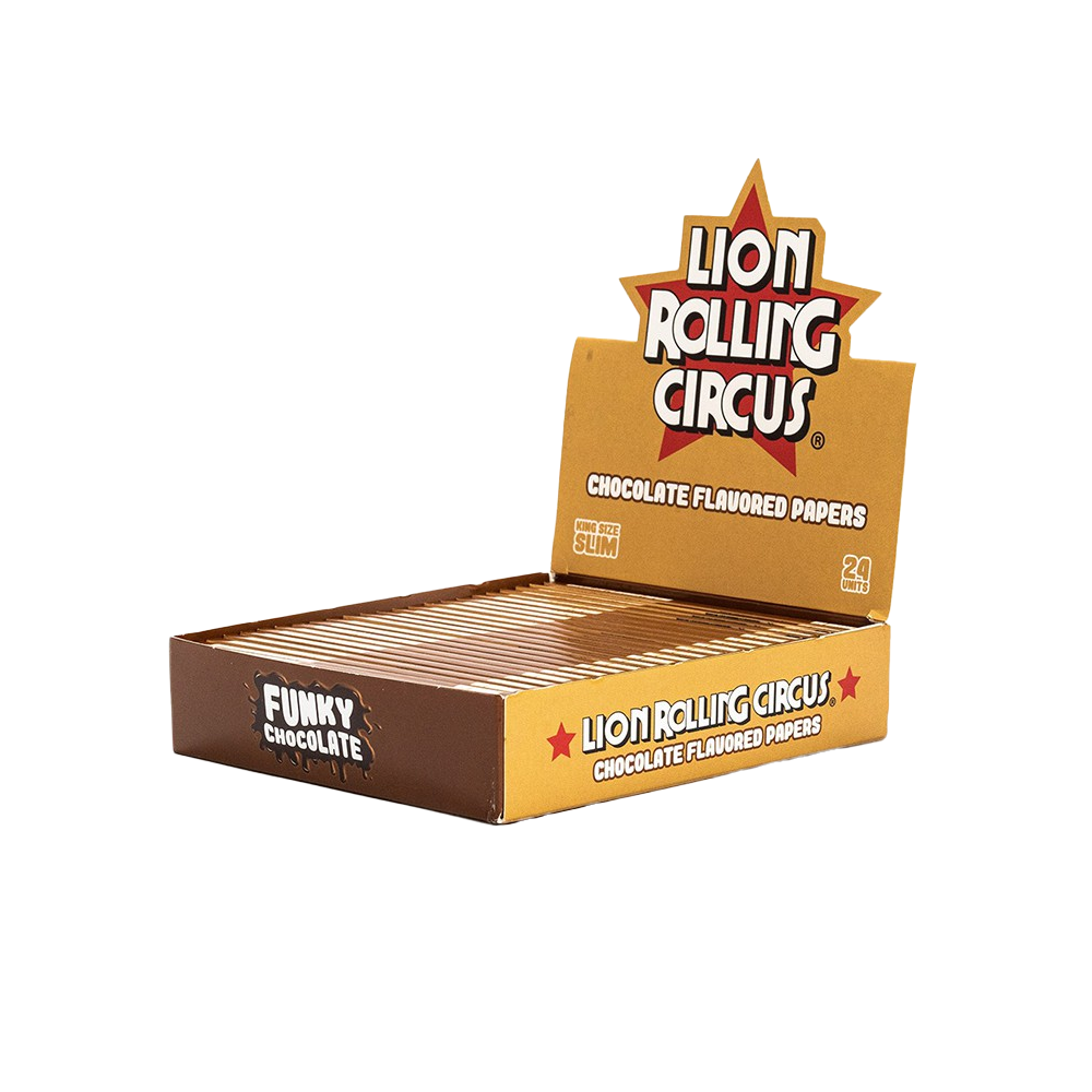 Lion Rolling Circus Funky Chocolate Flavor King Size 24 pack