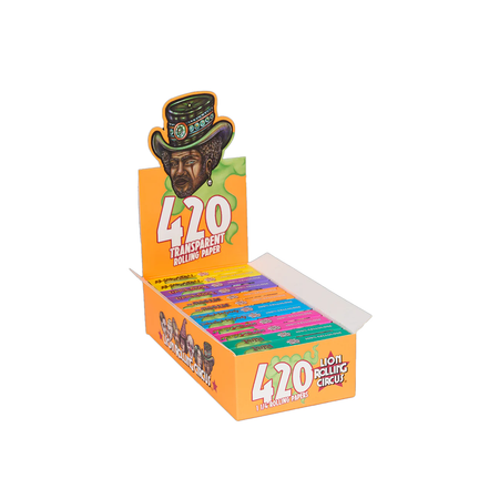 Lion Rolling Circus Transparent Big Smoke Rolling Papers