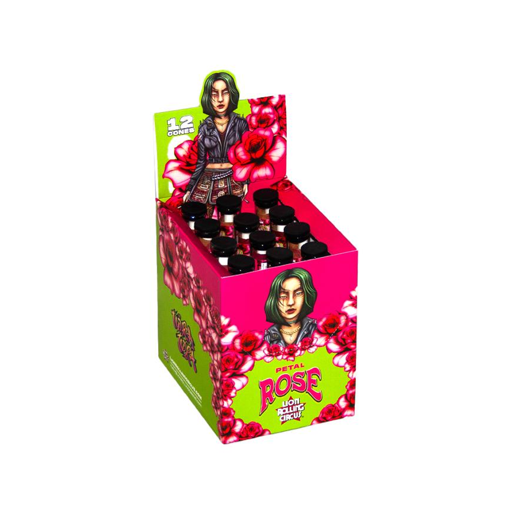 Lion Rolling Circus Rose Cone - 12 per box