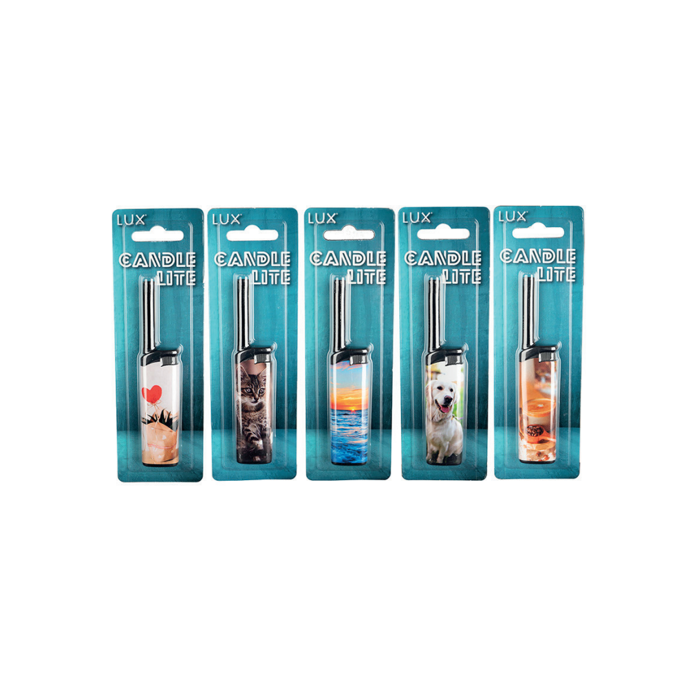 LUX Candle Lite Lighter Mixed Design x 20 lighters 25p each llighter