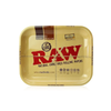 Raw Medium Metal Rolling Tray Brown
