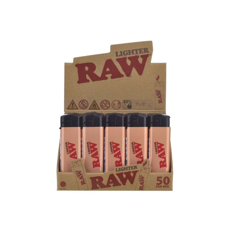Raw Blaze Brown Refillable Electronic Lighter (50pcs/display)