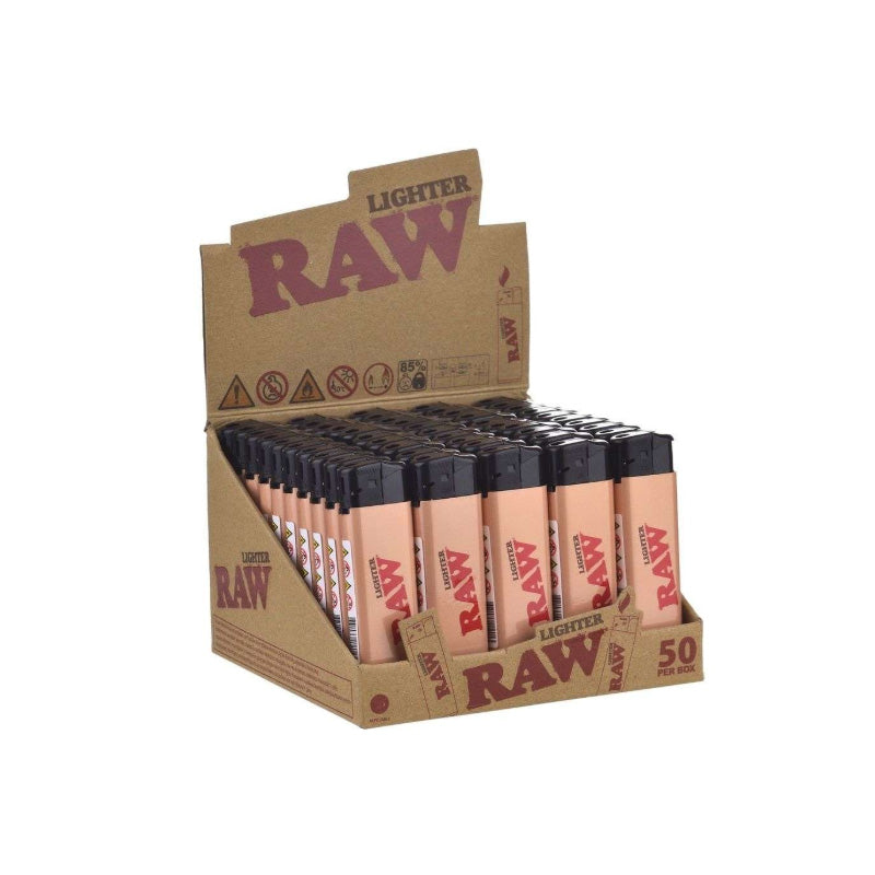 Raw Blaze Brown Refillable Electronic Lighter (50pcs/display)