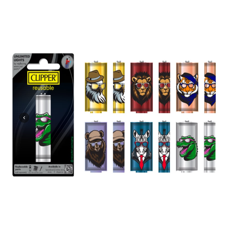 CRAZY DEAL Assorted Design Micro Metal Clipper – Individual Blister Carded (18 Pack Display)