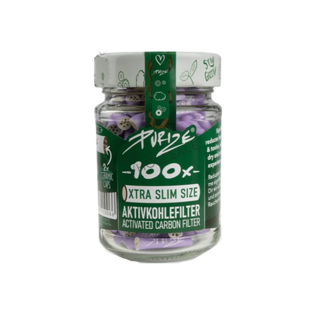 PURIZE® Glass I XTRA Slim Size 100 Jar Lilac 6mm