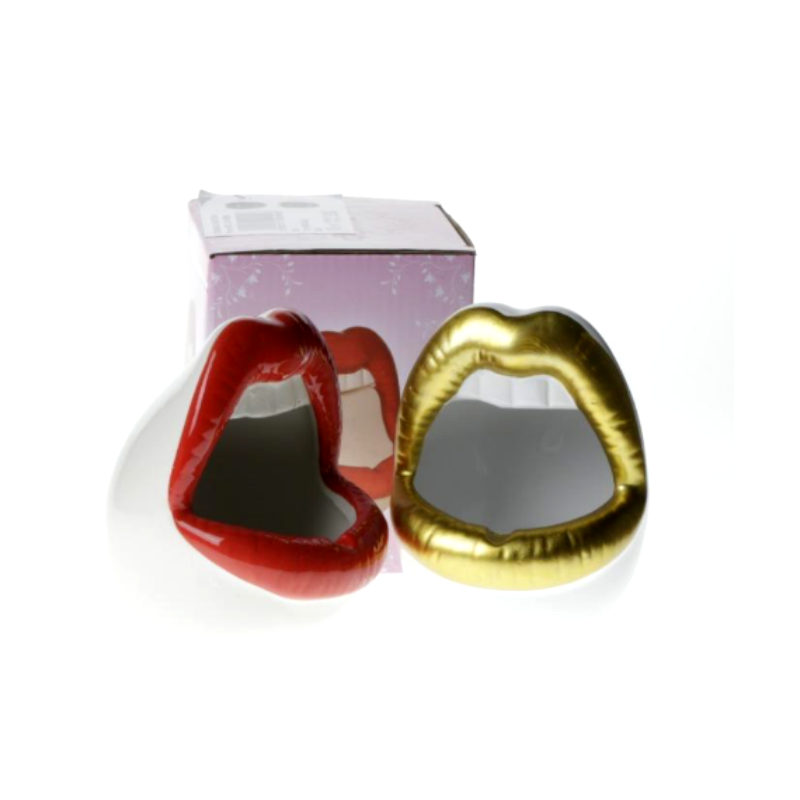 Ceramic Open-Mouthed Lips Ashtray SS-0956