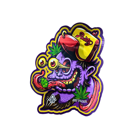 3.5g Loopy Guy Mylar Bags x 100 bags (1 pack)