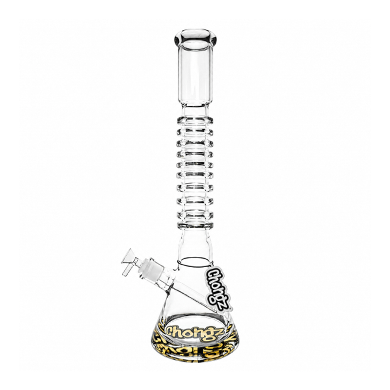 Chongz Glass 46.5cm “Lovely Bones” 7mm Heavy Duty Bong