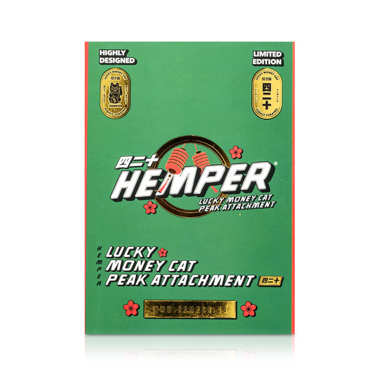 Hemper Lucky Money Cat Puffco Peak Top