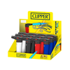 Clipper MEDIUM TORCH Jet Turbo Windproof Lighter TRAY Display x 12 Units MDT1S001UK