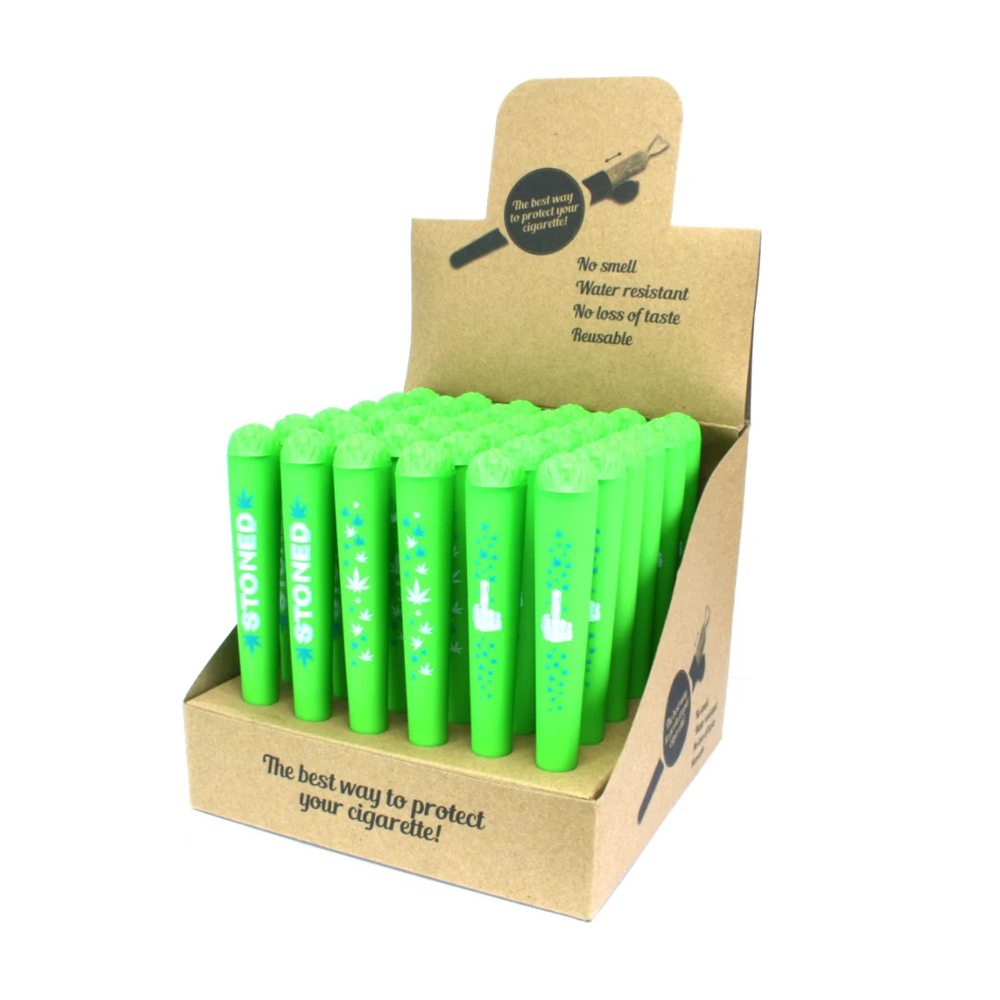 Magic Leaf Plastic Joint Holder Assorted Colours x 36