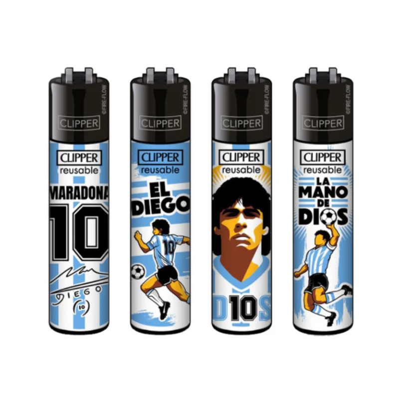 Exclusive Clipper Classics Maradona Lighter 48 pack