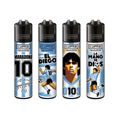 Exclusive Clipper Classics Maradona Lighter 48 pack