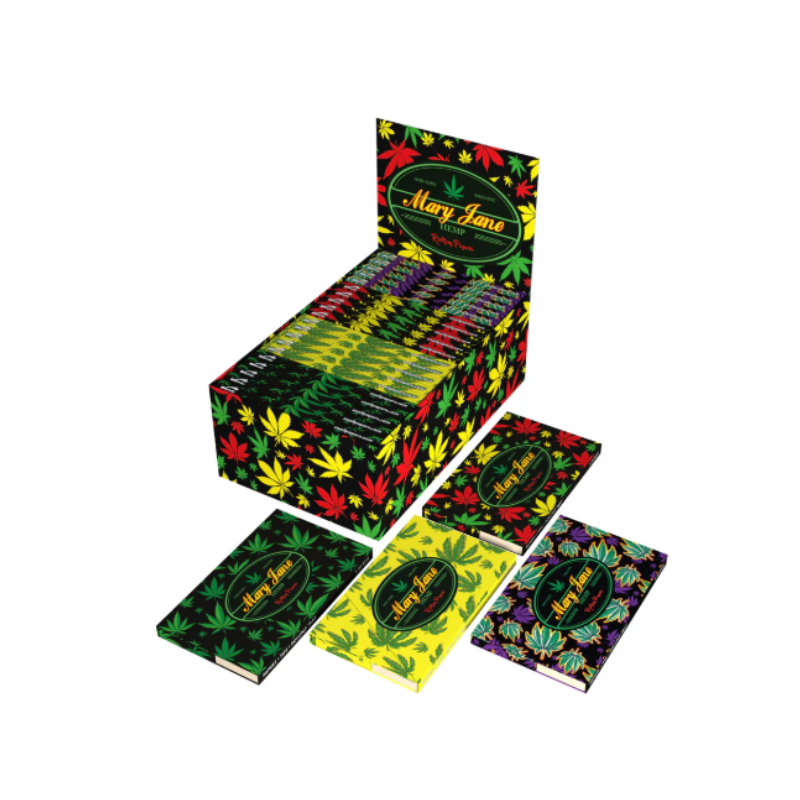 Mary Jane Kingsize Rolling Paper Rolling Tray + Tips (KSS + rolling tray)