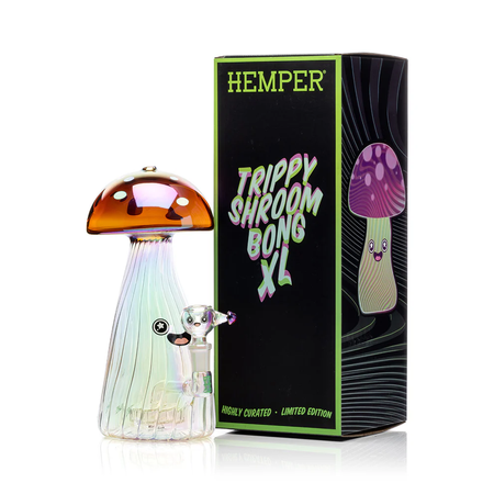 Hemper Trippy Shroom XL Large Bong 9.5"