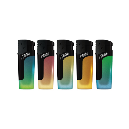 Matteo Metal Turbo Lighter Windproof 25 pack 172302