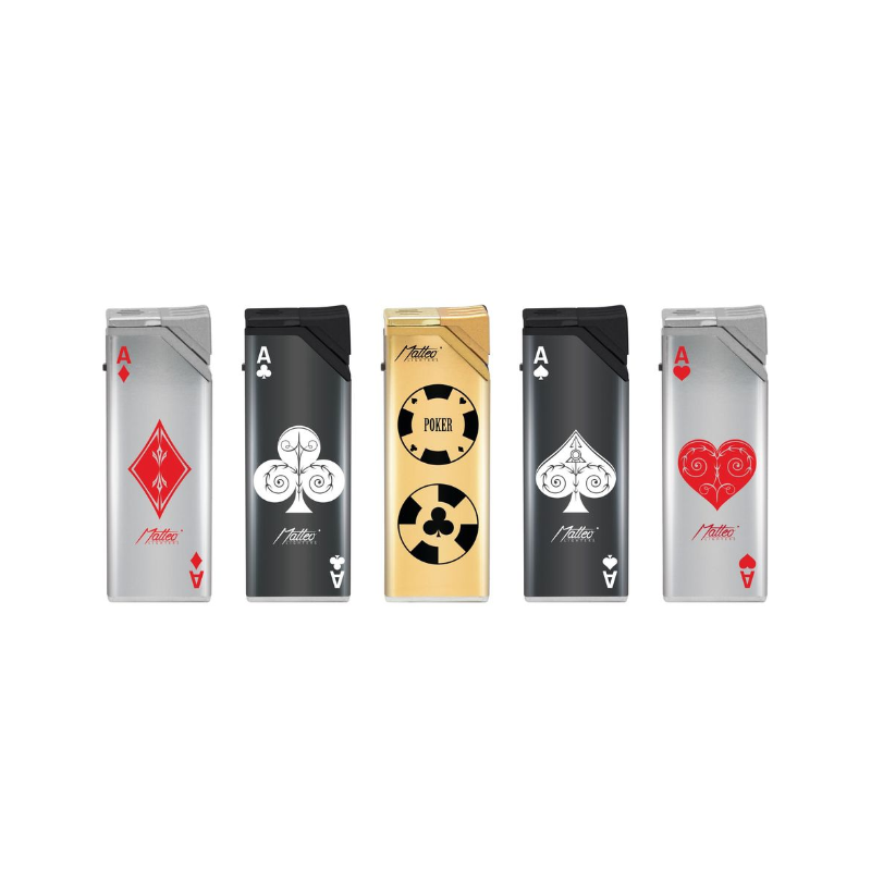 Matteo Metal Turbo Lighter Windproof 25 pack 197502