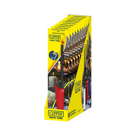JUMBO Clipper MAXI TUBE SOLID BRANDED + BW 10 pack