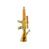 Novelty Metallic Rifle Gun Glass Bong Assorted Colour 62CM x 1