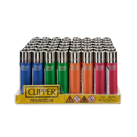 Clipper Classic Large Lighter Metallic Gradient 5 X 48 lighters