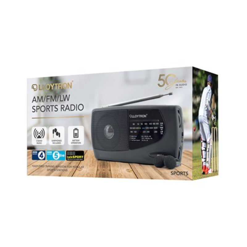 Lloytron 3 Band Sports Personal Radio (Model N3201 / N736)