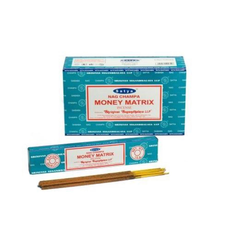 Satya Incence Sticks Money Matrix 12 pack