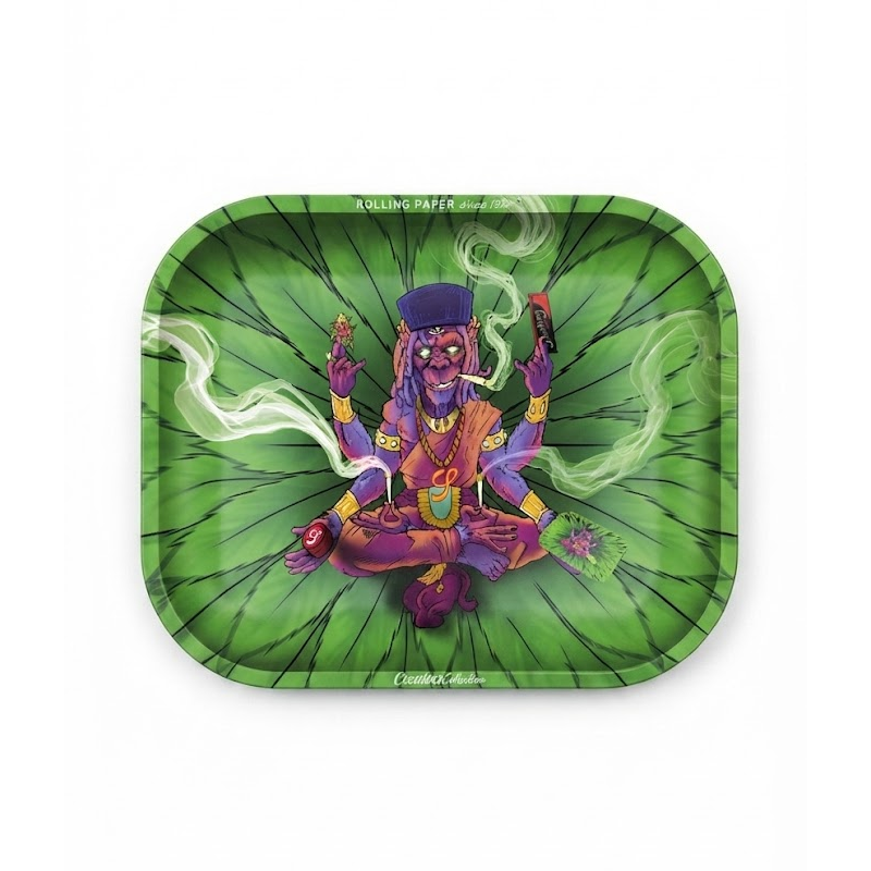 Exclusive New Stunning Smoking Monkey Rolling Tray XL 34 cm x 27.5 cm