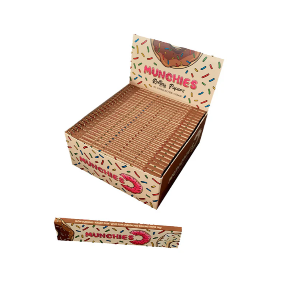 Monkey King King Size Slim Rolling Papers + Tips Munchies Edition