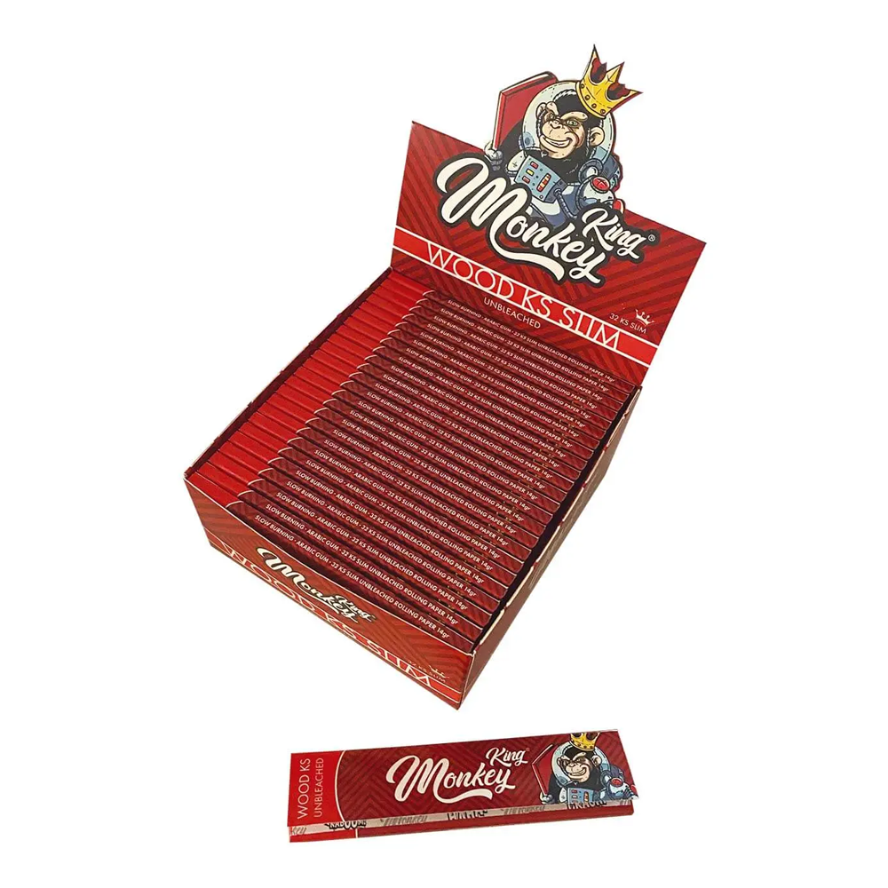 Clearance Monkey King King Size Slim Wood Unbleached 50 pack