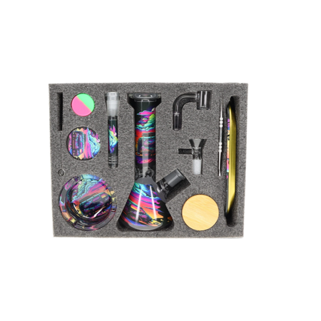 Mushroom Planet Smoking Set – Complete Gift Box with Bong, Grinder & Accessories
