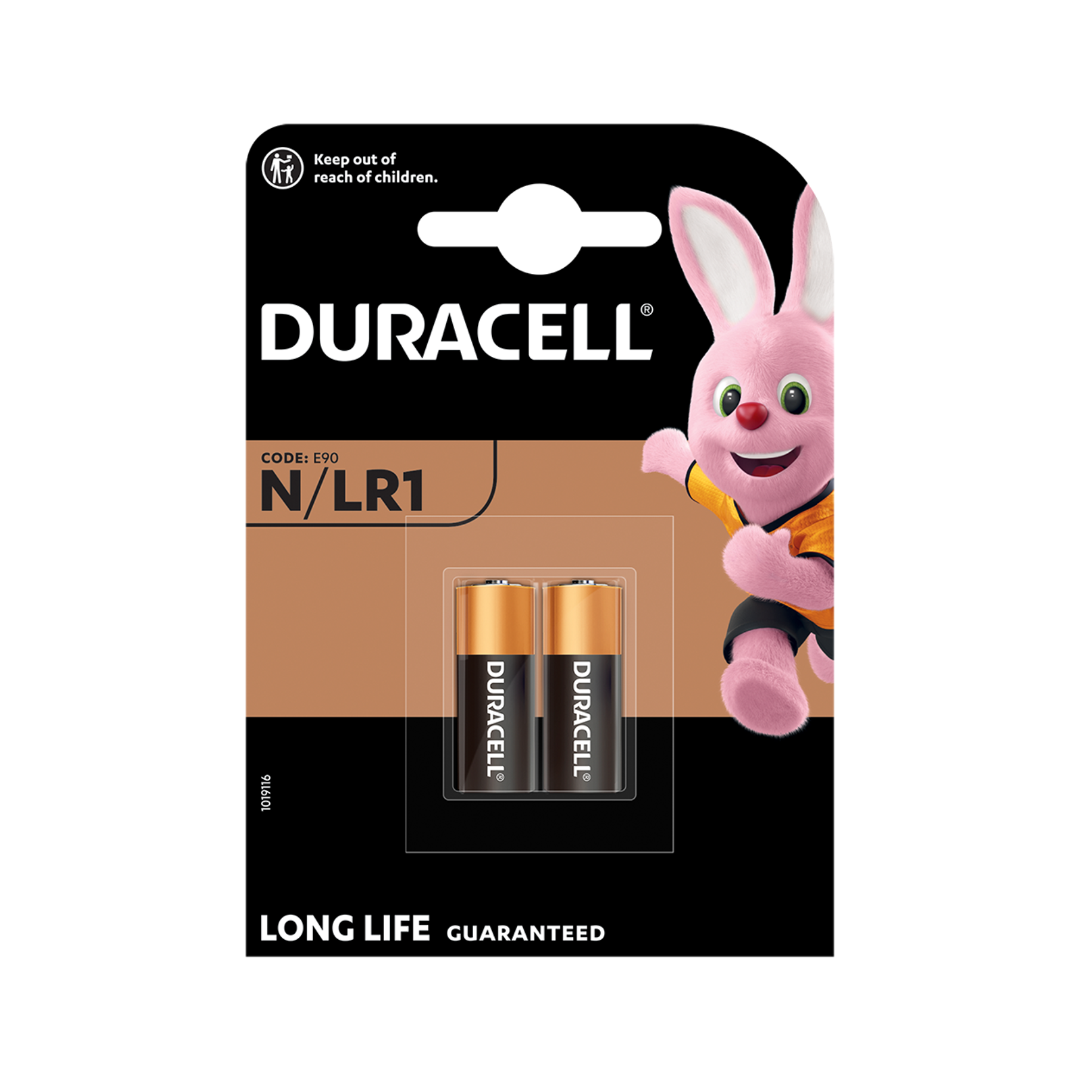 Duracell N LR1 2 pack x 10 cards