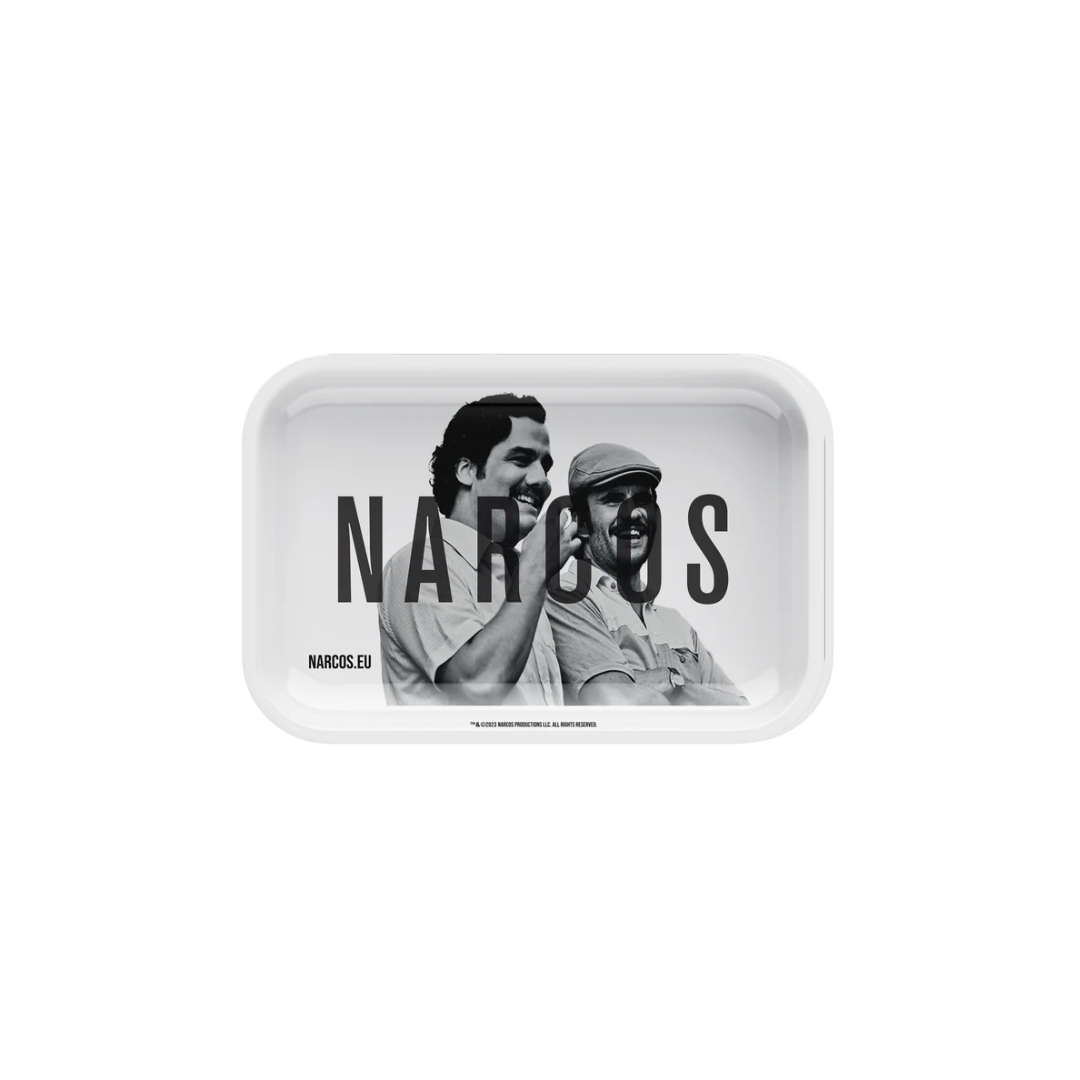 NARCOS ROLLING TRAY WHITE EDITION 19 x 29cm