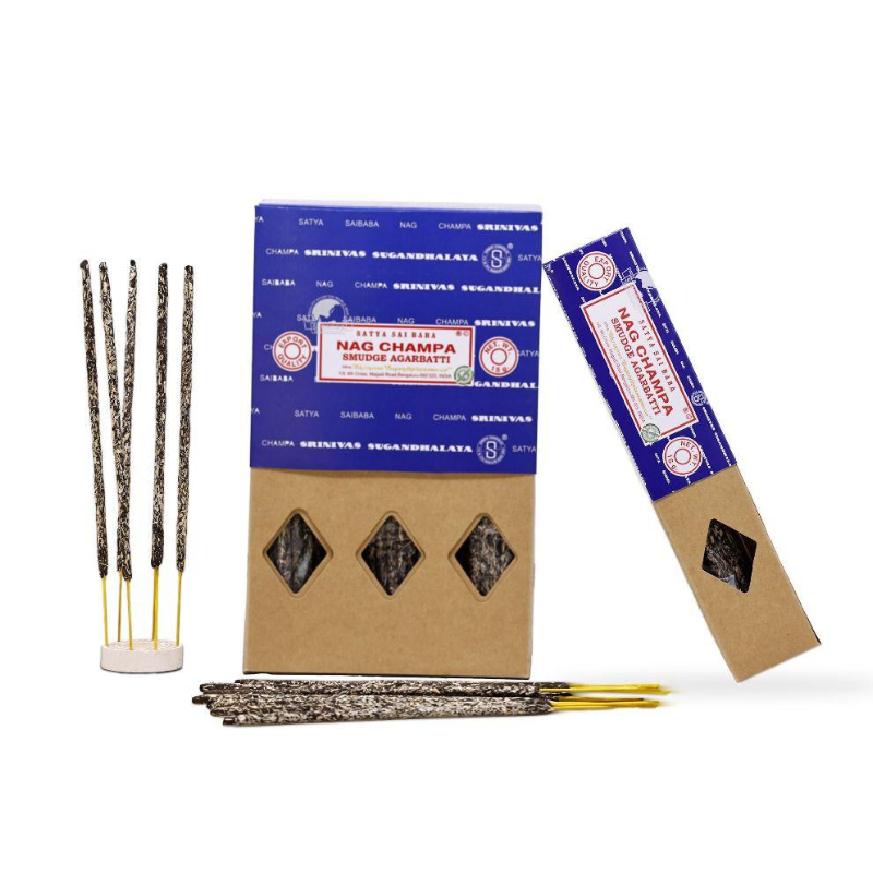Smudge Satya Incense Sticks Nag Champa 25grm 12 pack