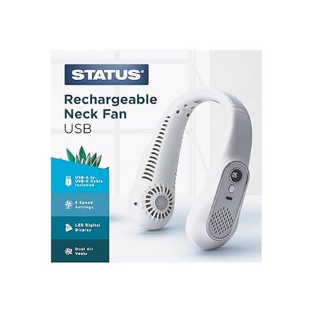 Portable Rechargeable Neck Fan USB e Neck Fan From Popular Earphone Design