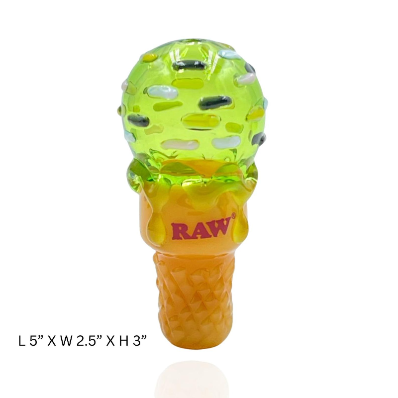 Exclusive RAW Nice Dream Premium Glass Cone Holder