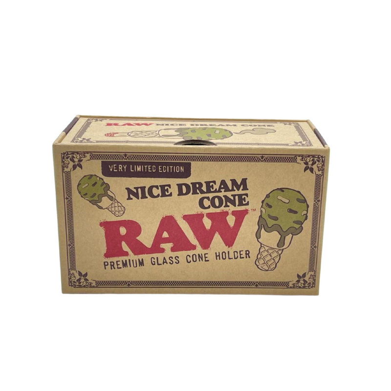 Exclusive RAW Nice Dream Premium Glass Cone Holder