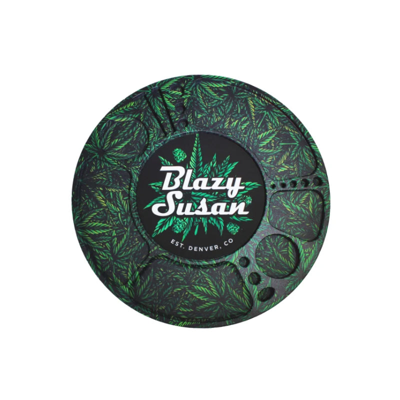 Blazy Susan Spinning Rolling Tray Nugs Print + Inserts (colours may vary)